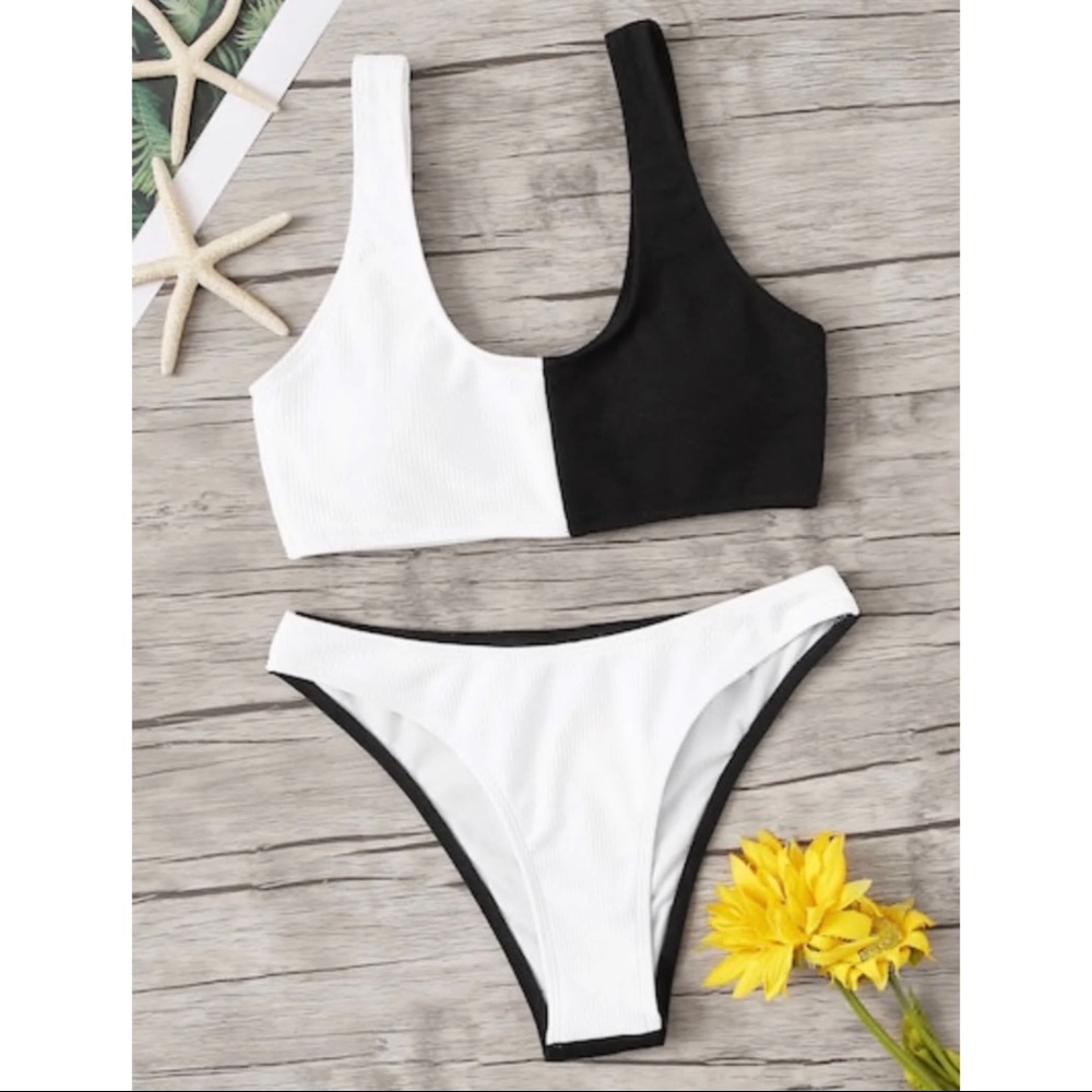 Black and White Bikini